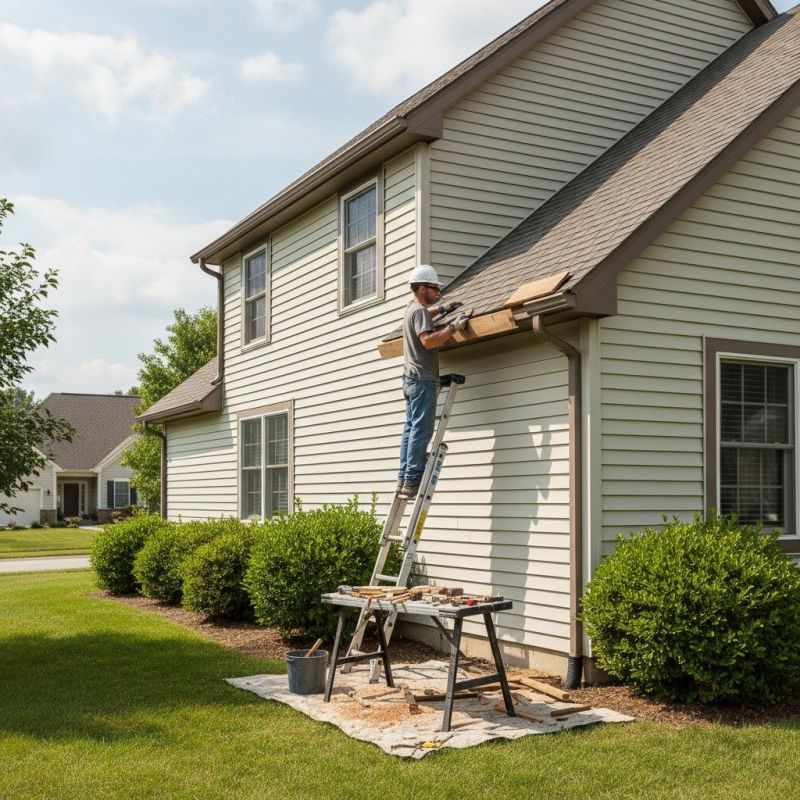 Local Handyman Gutter Repair pros at work