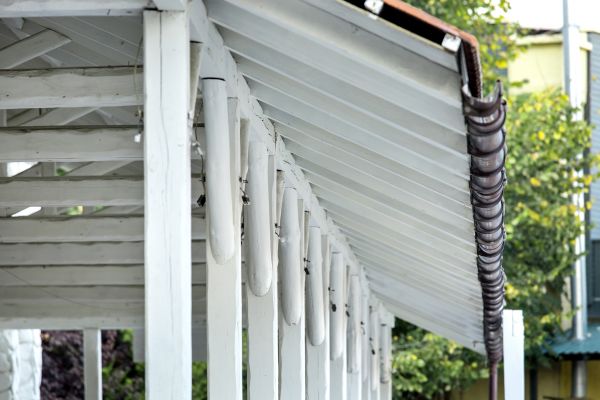 Carport Gutter Leak Repair